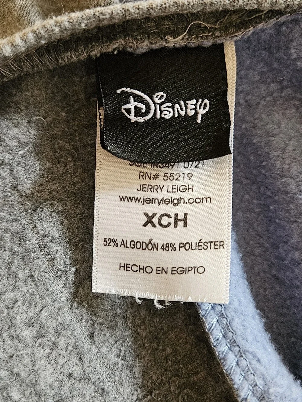 Disney Eeyore Gray and Blue Crewneck Sweatshirt